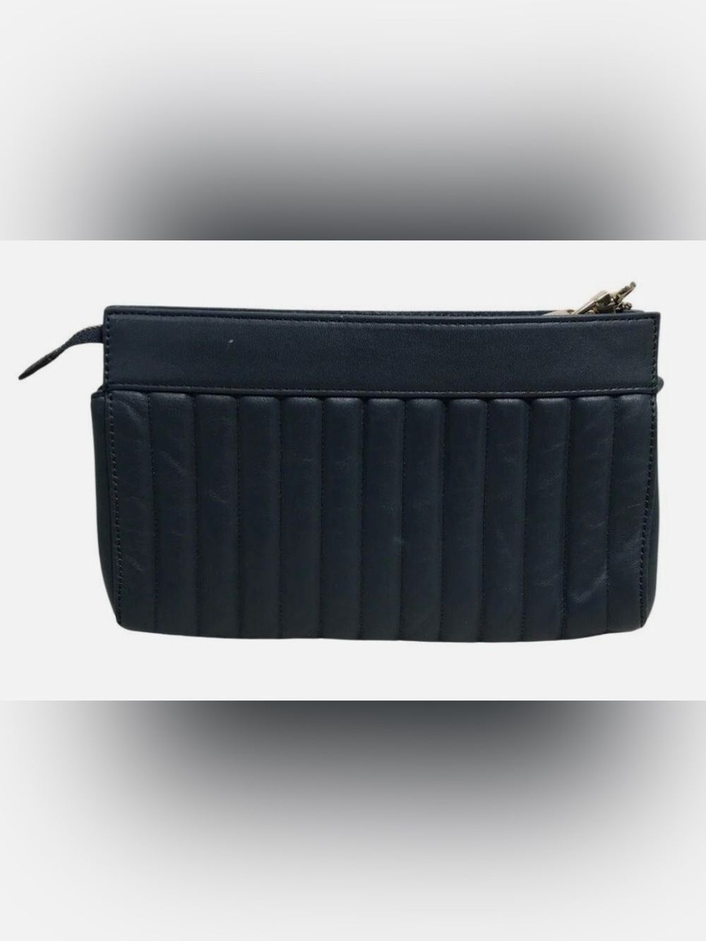 NWOT Brooks Brothers Woman's Leather Clutch Emerald Green MSRP: $248.00